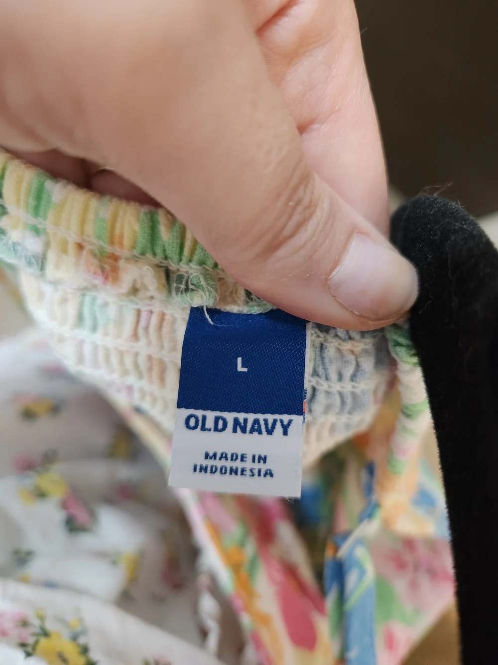 Old Navy Floral Romper in White, Pink, Blue, Yellow & Green